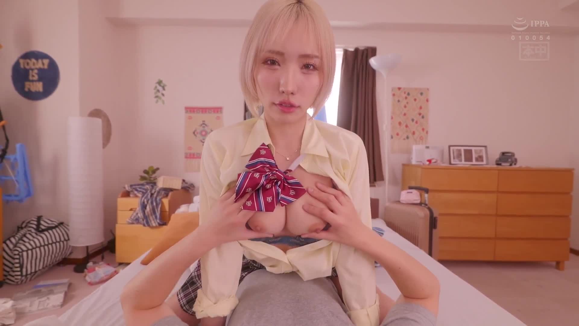 嘿，今天如果再让我留宿的话...我会用中出的方式来感谢你 求爱的恳求全部OK！ ！无限射精，让你一次又一次射出精子的超级亲切的令和女孩 春阳萌花 - AV大平台-中文字幕,成人影片,AV,国产,线上看